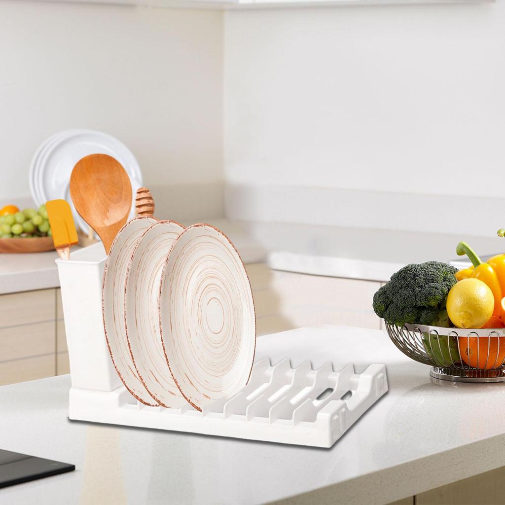 Dish Drying Rack Utensil Holder Space Saving Sink Kitchen Decor Tool Multifunctional Dish Drainer Tray for Home Kitchen Counter