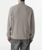 MUSINSA STANDARD Cotton High-Neck Knit Zip-Up [Light Warm Gray]