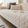 1 Stück Klassischer Jacquard Shu Velveteen Sofabezug, Couchüberwurf Passend für Sessel bis Ecksofas, Fuzziger Sofaschutz für Heim- und Bürodekor