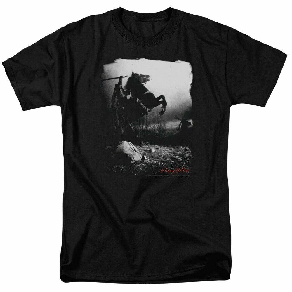 26 Sleepy Hallow Foggy Night T Shirt Mens Licensed Movie Headless Horseman Black Unisex T-Shirt XXXXL