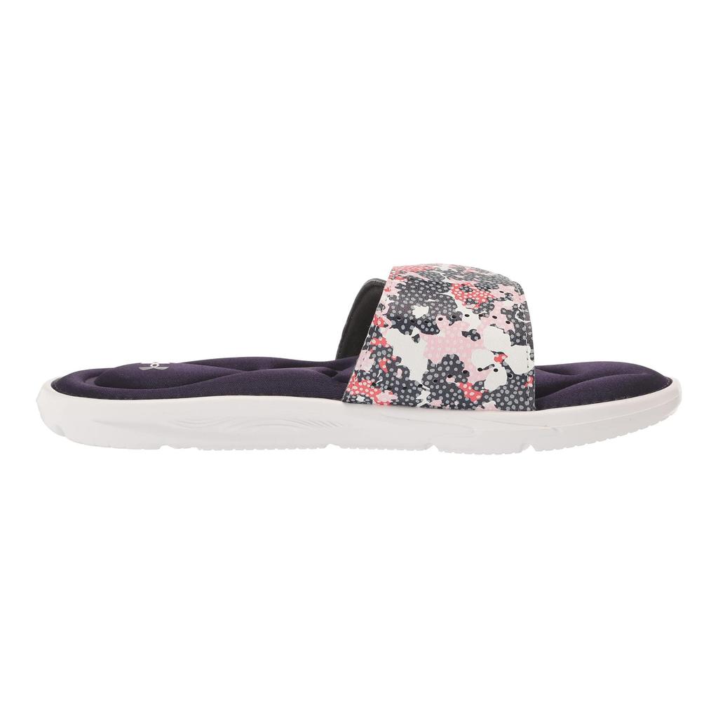 Under Armour  Ignite 6 Graphic Strap Slide Floral Camo Women Sneakers Purple Purple-Switch White 3024453-501