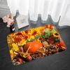 Kitchen Mat with Sunflower Pattern Hallway Non-slip Rug Suitable for Kitchen Living Room Porch Balcony Spring Home Decor Welcome