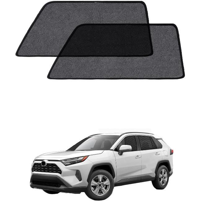 Car Window Shade for Subaru Forester -2024,2 Pack UV & Glare Protection, Breathable Privacy Screen, ect & Bug Blocker Magnetic Mesh Side Rear Sun