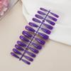24Pcs/Set Matte Extension Full Cover Coffin Fake Nail Nail Tips False Nails Ballerina Nail