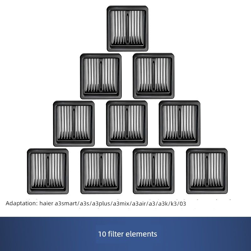 Suitable for Haier Floor Washing Machine Accessories A3 Air/Smart/S/K/Mix Roller Brush Filter Element Consumables Cleaning Fluid