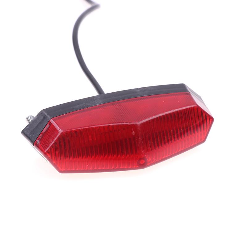 Luci Posteriori per Biciclette Elettriche 12V-80V Lampada Posteriore di Sicurezza a LED per Monopattino Elettrico Ebike Luci Posteriori di Avvertimento Accessori per Biciclette