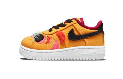 Air Force 1 LV8 'The Year Of Tiger' Comfortable Low Top Toddler Shoes Yellow Infant And Toddler DQ5072-701