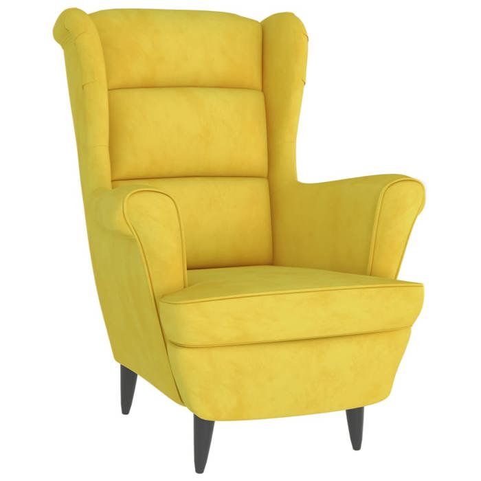 VidaXL Fauteuil à Oreilles avec Tabouret Chaise de Relaxation Siège de Salon Meuble de Salle de Séjour Maison Intérieur 3115938