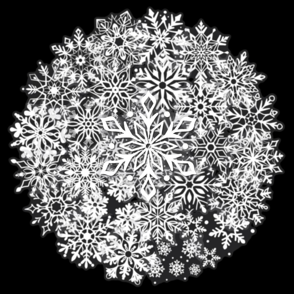 50 Unique Snowflake Personality Stickers for Creative and Fun Decoration