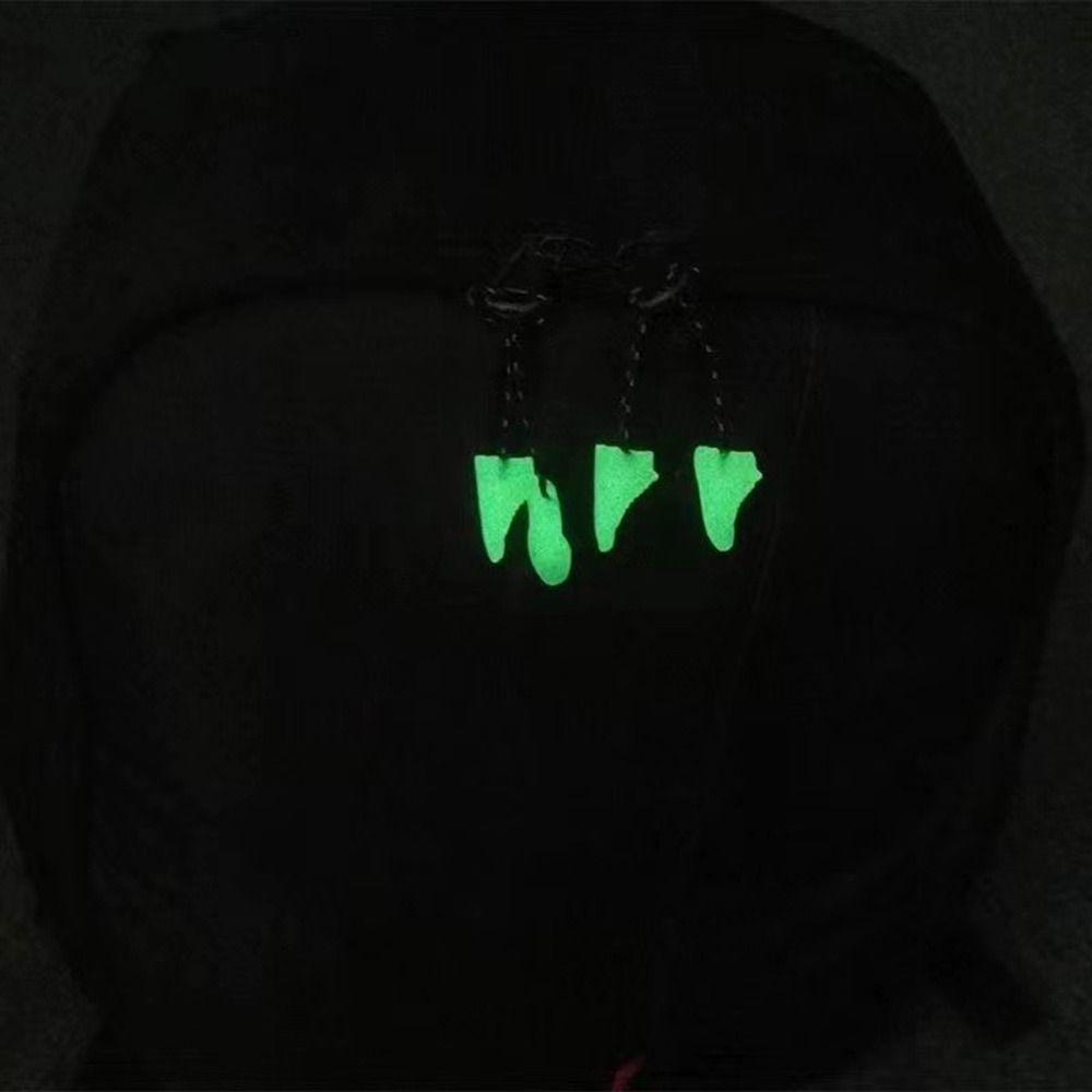 10pcs TPU Night Light Puller End Suitcase Tent Backpack Anti loss Keychain  Outdoor Tool