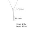 Geometric Round Heart Choker Necklace for Women Stainless Steel Minimalist Simple Clavicle Neck Chain Jewelry
