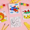 Children's DIY Shelf Drawing Board Creative Cartoon Hand-drawn Graffiti Coloring Kindergarten Art Oil Painting Stand Toys