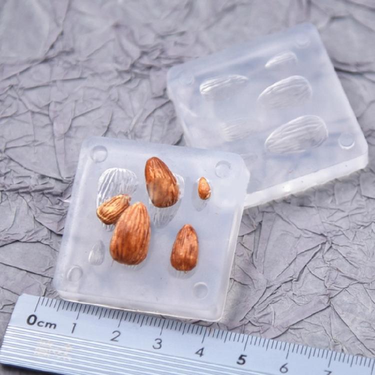 Epoxy Apricot Kernel Ornament Mold Silicone Crafts Mold for Home Decoration