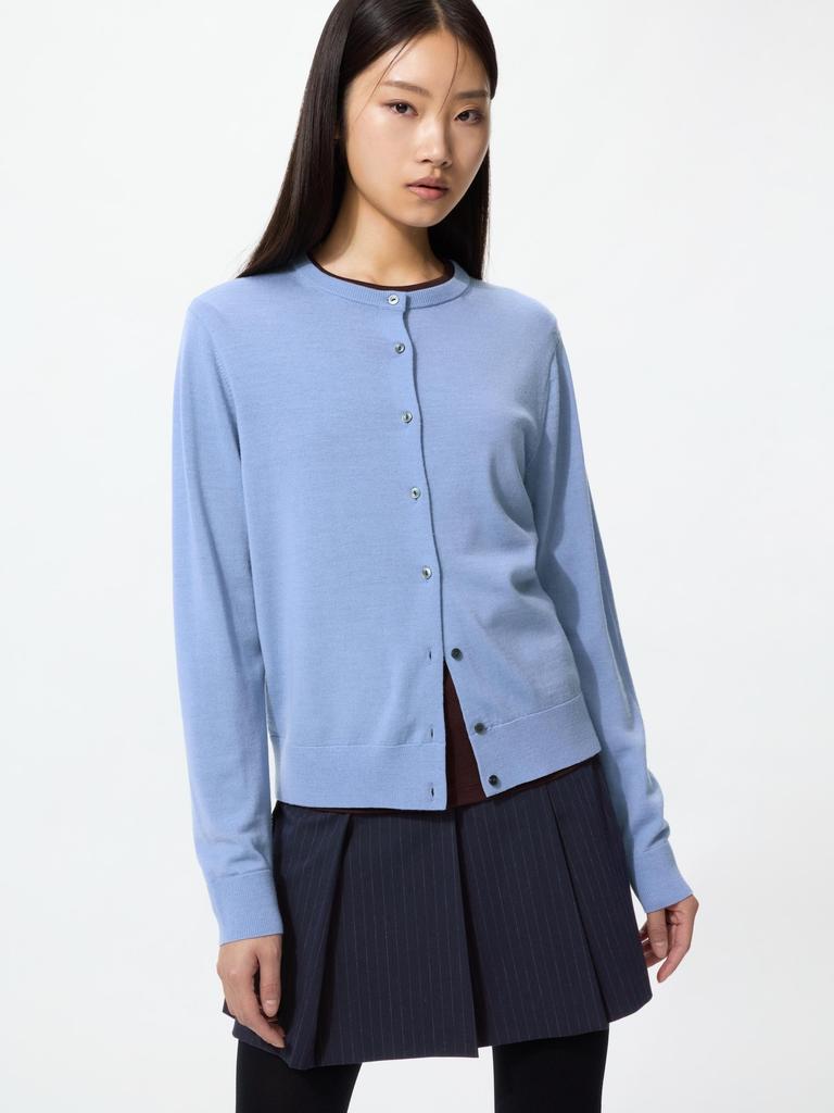 Uniqlo Merino Crew Neck Cardigan