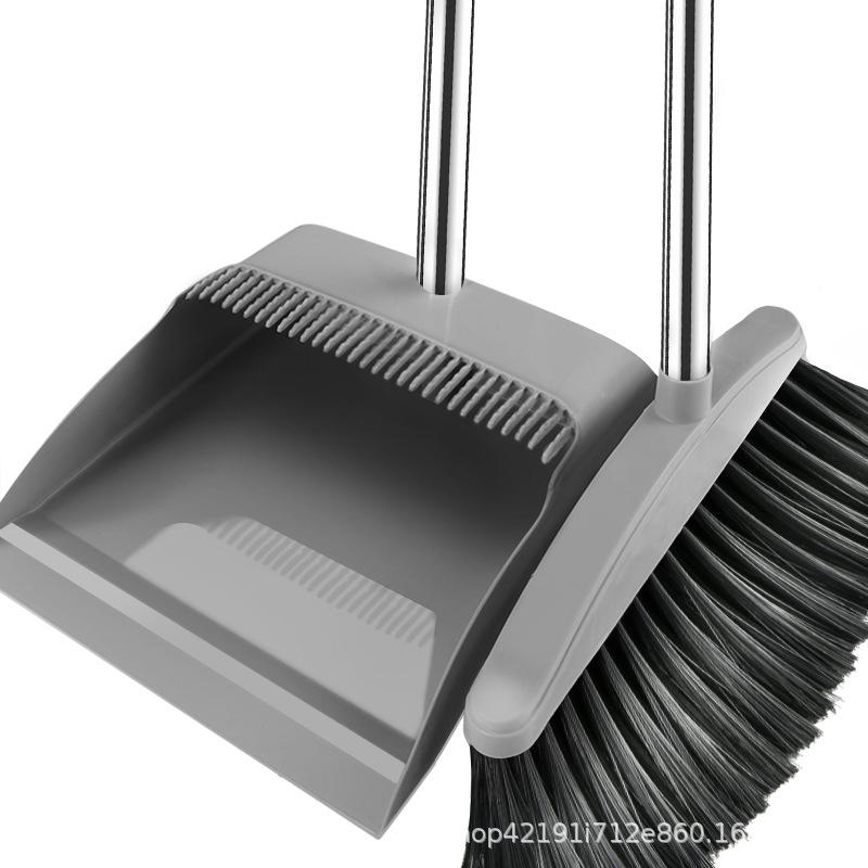 Li Lin Soft Bristle Broom and Dustpan Set with Teeth - High Quality Household Sweeping Combo