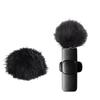 2PCS Mic Pop Filter Ambient Noise Reduction Furry Microphone Windscreen Improve Sound Quality