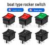 KCD4 Rocker Switch: 4/6 Pins, 2/3 Positions, Illuminated, 25x31mm, 16A 250V Power Button