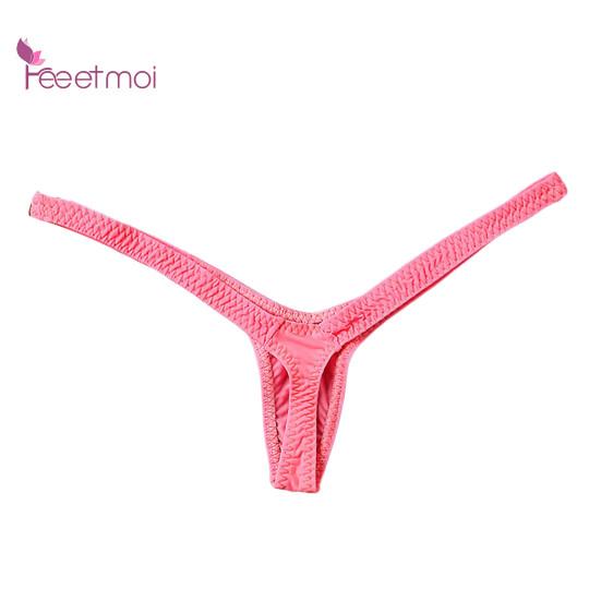 Lady G-string Pornographic Tiny Tempting Waist Hot Lightweight Sexy Elastic Low T-shape Lady Panties Female