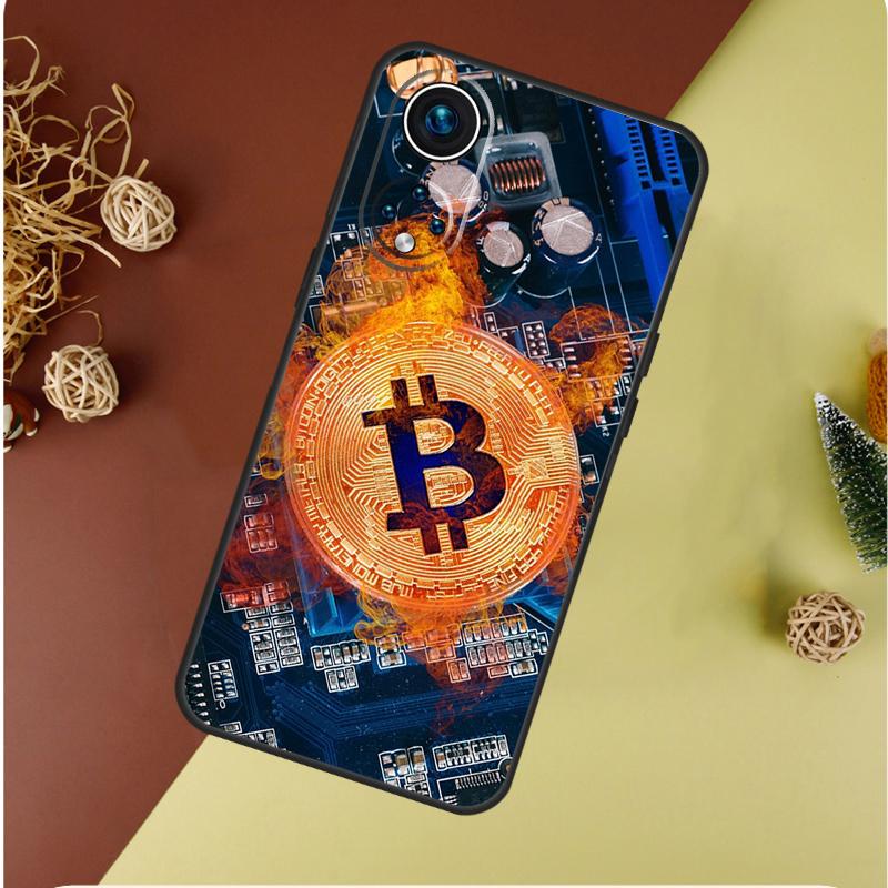 Bitcoin BTC Case For Honor Magic 7 5 6 Pro Honor 200 Pro 50 70 90 Lite X9b X9a X8b X8a X8 X9 X9c Cover