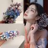 Bohemian Flower Hairpin Fairy Bride Hair Accessories Headwear Thai Banana Clip  Daily