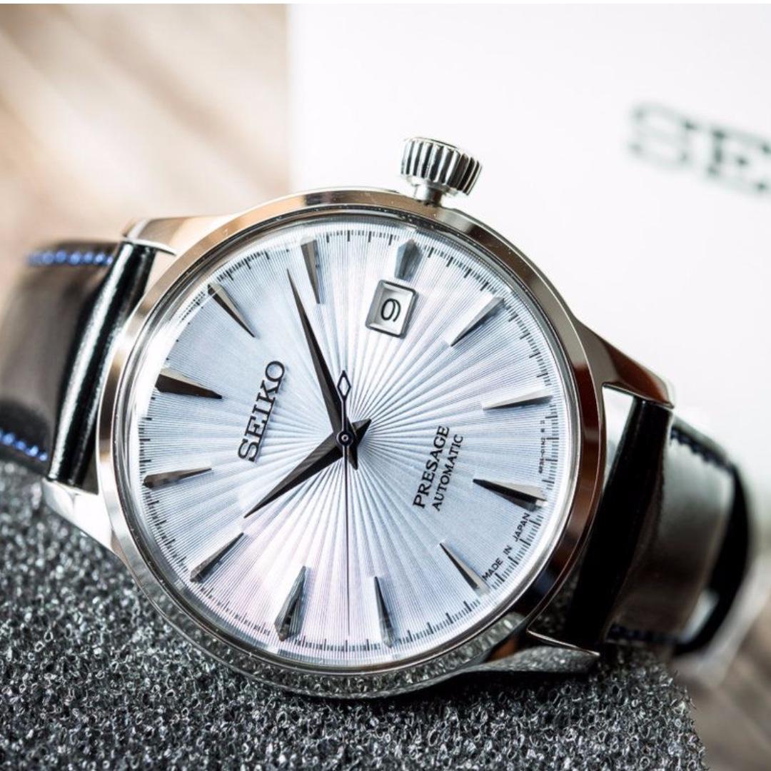 

SEIKO PRESAGE Автоматические коктейльные синие мужские часы SRPB43J1 SARY125 синий