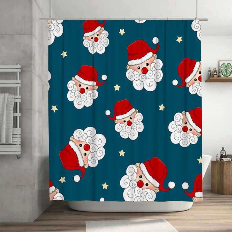 

Tu Bathroom Shower Curtain Floral Vintage Pattern Waterproof Fabric Decor Farmhouse Rustic Home Textile Shower Liner W60H190(CM)-1 Pcs