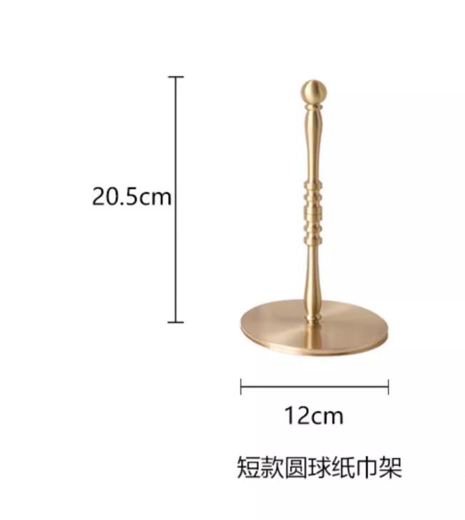 Golden Bird Vertical Tissue Holder Kitchen Storage Roll Holder Table Napkin Storage Rack Modern Home Decor Crafts Brass Material