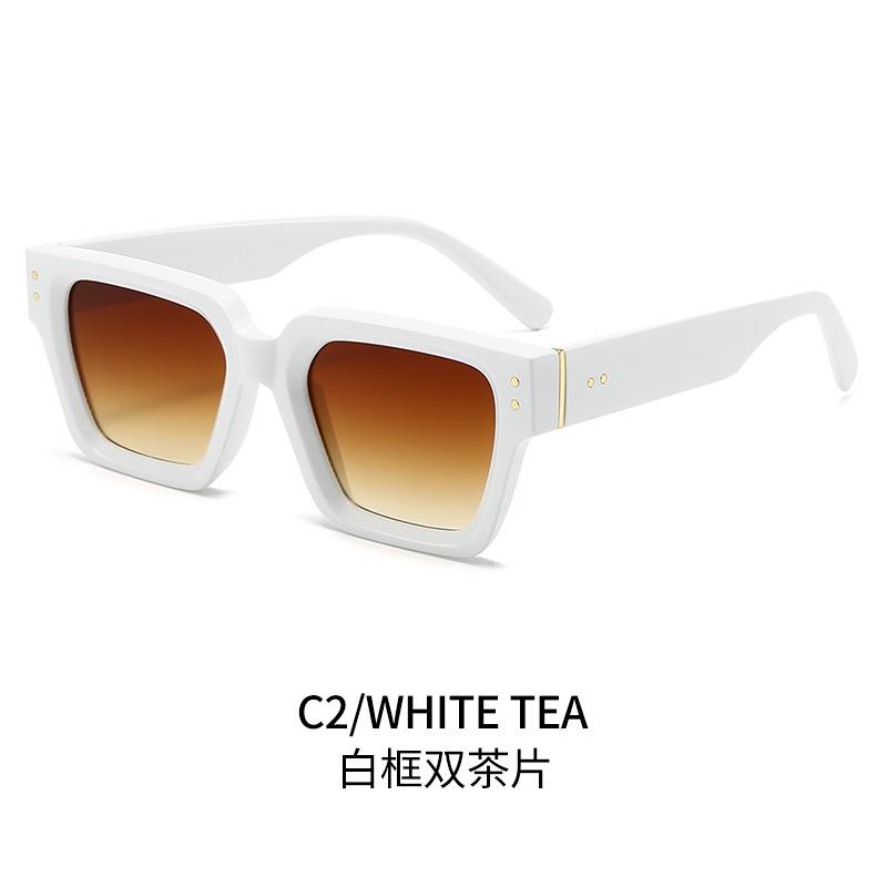New Vintage Rectangle Frame Sunglasses Fashion Retro Sun Glasses Luxury Brand Design High Quality Shades Eyewear Women Goggles