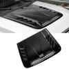 Autocolante Decorative Lucioase Negre pentru Capota Mașinii, Priză de Aer Universală pentru Fluxul de Aer al Motorului Față, Deflector Capotă, Ventilație, Accesoriu Capac Capotă