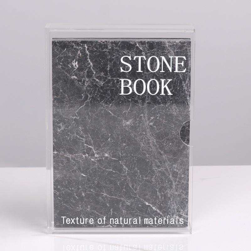 

Простая скандинавская акриловая поддельная книга, имитация книги, реквизит для украшения, модель, креативные украшения для книжного шкафа в гостиной black (random lines)