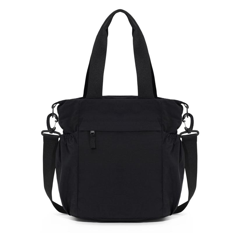 

Сумка через плечо Commuter, водонепроницаемая сумка на плечо, однотонная сумка-тоут унисекс чёрный