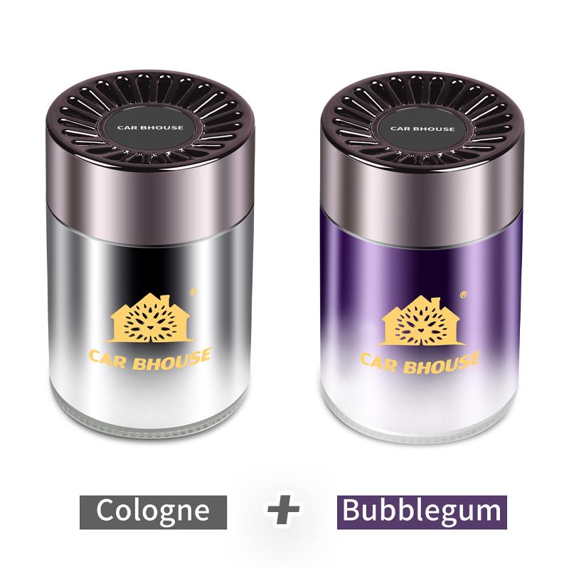 Car Air Freshener Solid Cologne Bubblegum Blackice Auto Accessories Vanilla Good Smell Interior Perfume Diffuser New Car Deodora