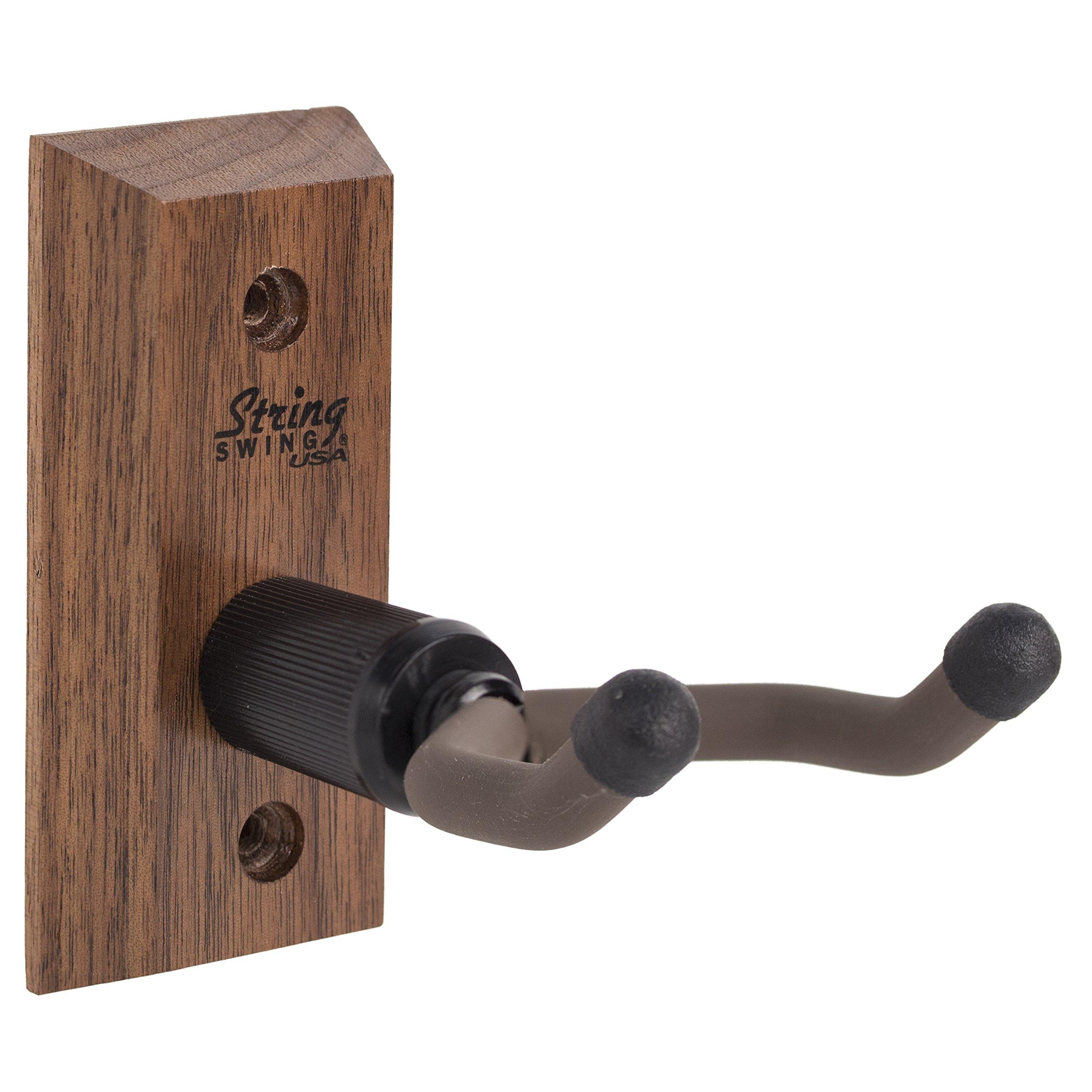 

String Swing Hardwood Wall Mount UkuleleMandarin Hanger, Black Walnut, CC01UK-BW [Used]