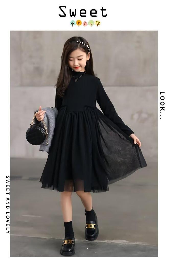 Kuhvvse Dress and Cardigan Perfect for Entrance Elementary School Formal Entrance and Other Formal and Sizes Girls' 2-Piece Set, Ceremonies,