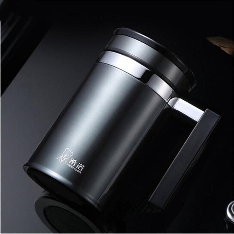 HEENOOR XN-7621 480ml Business Stainless Steel Insulated Mug