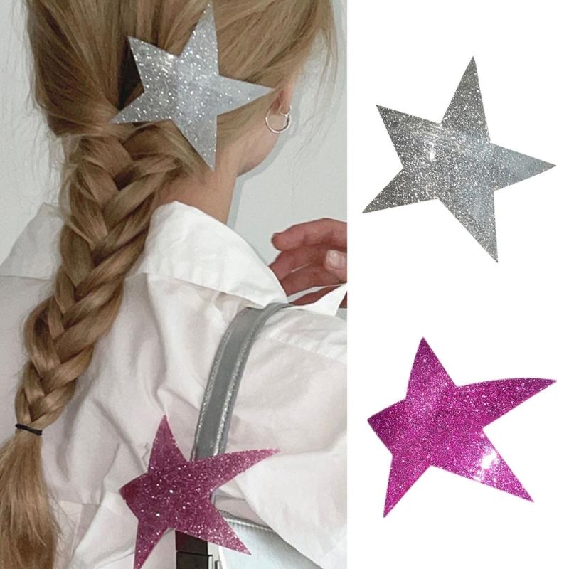 Star Hairpin Gothic Headwear Irregular Stars Hair Clips Fashion Hair Accessories for Girls Women Party Favor
