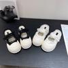 Small 7cm thick bottom 2025 summer new mesh Mary Jane bag head slippers women's muffin bottom light and half drag