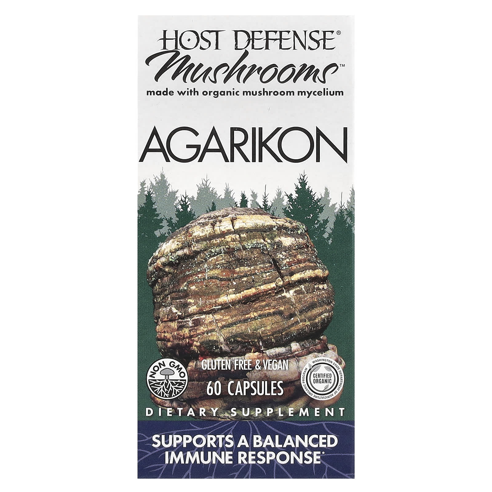 

Mushrooms™, Agaricone, 60 Capsules (500Mg per Capsule)
