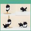 Adorable Miniature Black Cat Plush Pendant Perfect For Keychains And Bags
