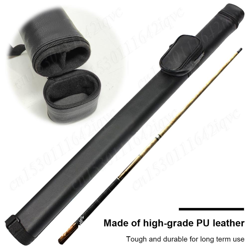Geantă de transport pentru tac de biliard, husă pentru tac, geantă de transport din piele, portabilă, pentru bâta de baseball, husă pentru tac, potrivită pentru 1/2 snooker biliard