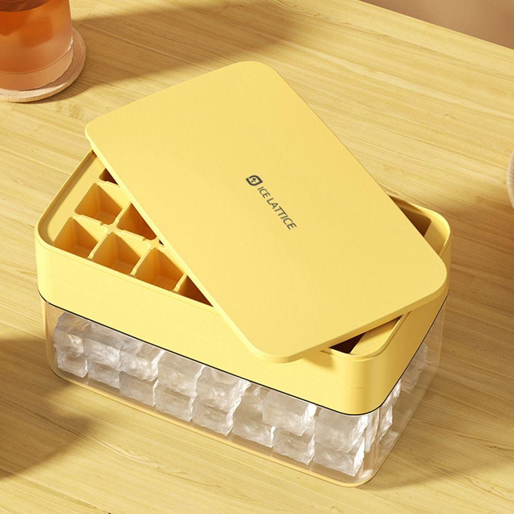 

with Lid and Bin Reusable Ice Cube Trays Ice Cream Mould Ice Pop Maker Popsicle Molds