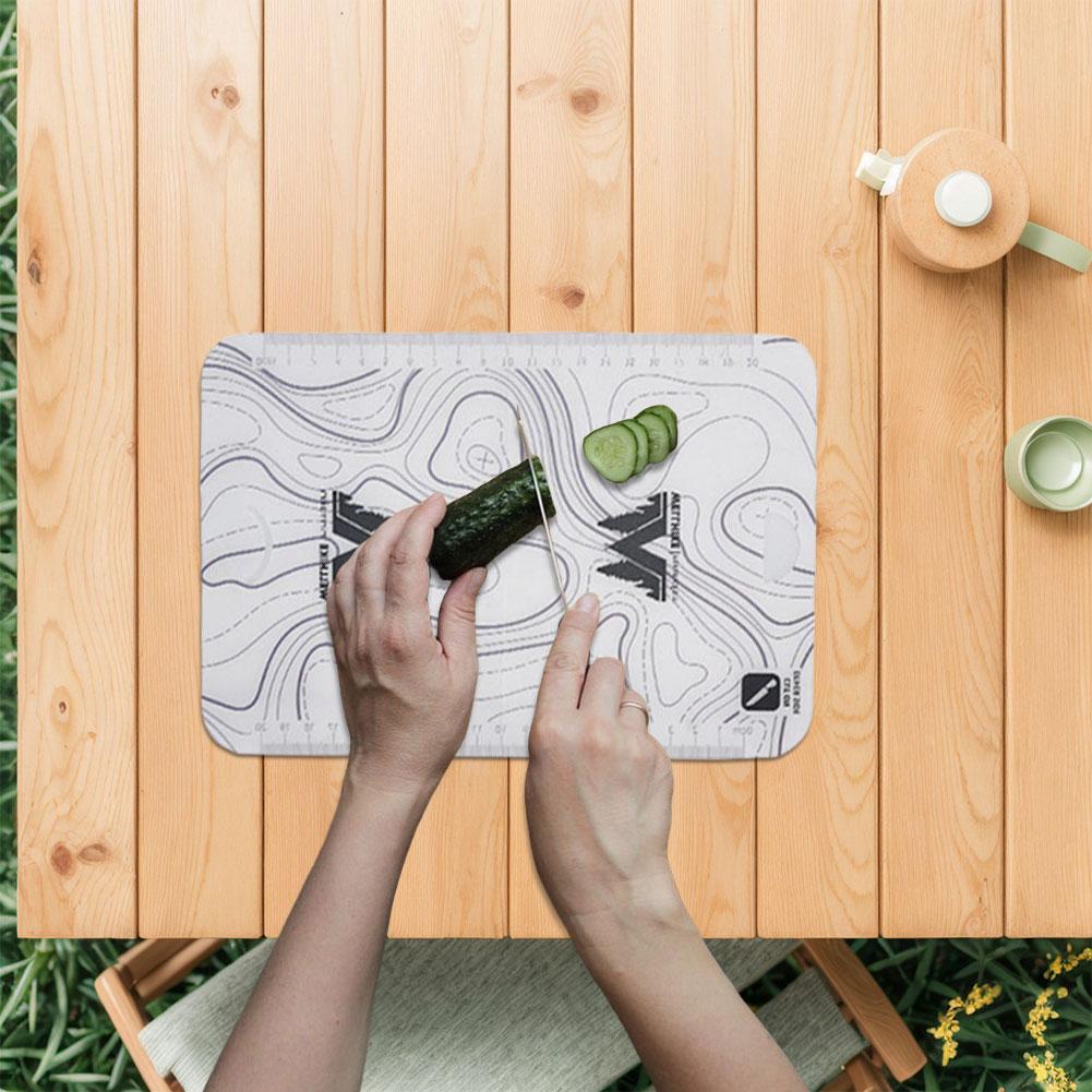 Outdoor Portable Tableware Space Saving Lightweight Folding Tableware Foldable Dinnerware Set for Outdoor Picnic