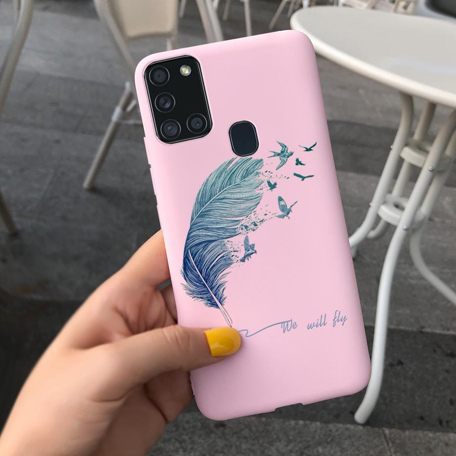 

Sunflowers Daisy Shap-on Case For Samsung A21s Case Samsung Galaxy A21S A 21S A21 S A217F Cover Dustproof Silicone Bumper Coque Samaung A21S