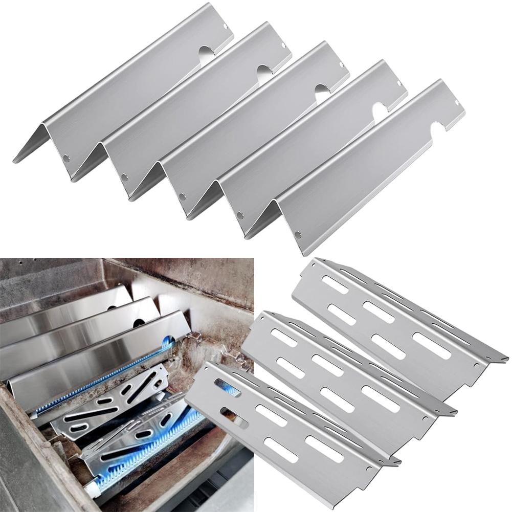 Stainless Steel For Flavorizer Bar Heat Reflector Compatible with For Weber For Genesis II Series Grills 8 Pieces