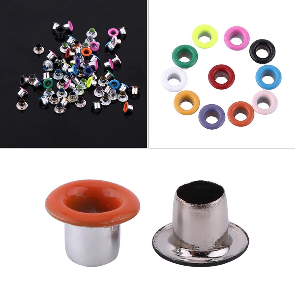 Eyelets for Pap , 500Pcs Mixed Colors 300CMm Round 3 16 Sewing Scrapbooking Card Making Craft Lth  Hot   Crafting Grommets Shape Metal Eyelets