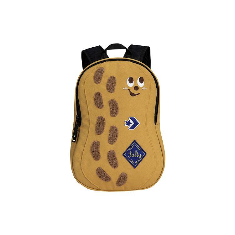 Converse Gladee Collaboration Embroidered Logo Fun Cartoon Inner Layer Polyester Peanut Bag Backpack Unisex Backpack Banana-Yellow CV2433007PS-001 Banana Yellow,One Size