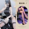 Sexy sleeping lingerie, strap split nightclub uniform, seductive small-breasted retro cheongsam set