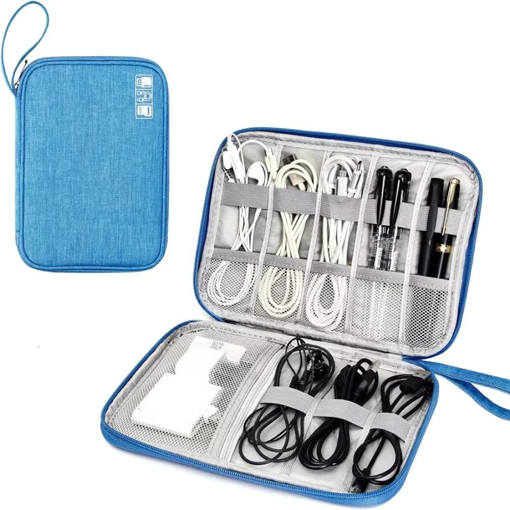 Digital Storage Bag USB Data Cable Organizer Portable Waterproof For Electronic Devices Earphone Line Charger Plug Travel