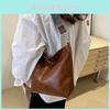 Large Capacity Soft Surface Casual 2024 Spring New Fashion Trendy Chic Shoulder Bucket Bag For Women