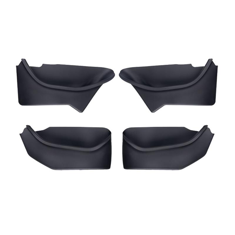 

Door Side Pocket Storage Box With Front Rear Door Tray Organizer For Tesla Model Y Juniper 2026 Interior Accessories чорний